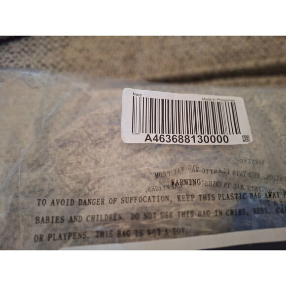 Dooney‎ Bourke Gretta SMALL Drawstring Logo Bucket  NAVY NWT - Picture 9 of 16